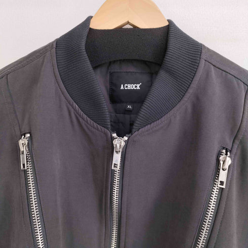 A CHOCK マルチジップ ブルゾン ジャケット メンズ JPN:XL