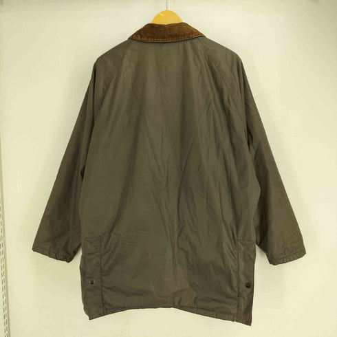 NATURAL WEAR di conbipel 襟コーデュロイ 裏地チェック オイルドジャケット メンズ