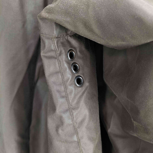 NATURAL WEAR di conbipel 襟コーデュロイ 裏地チェック オイルドジャケット メンズ