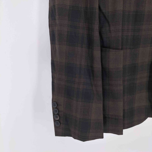 コムデギャルソンオムドゥ COMME des GARCONS HOMME DEUX 11AW タータンチェックテーラードジャケット メンズ XS