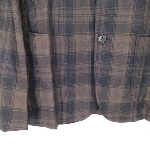 コムデギャルソンオムドゥ COMME des GARCONS HOMME DEUX 11AW タータンチェックテーラードジャケット メンズ XS