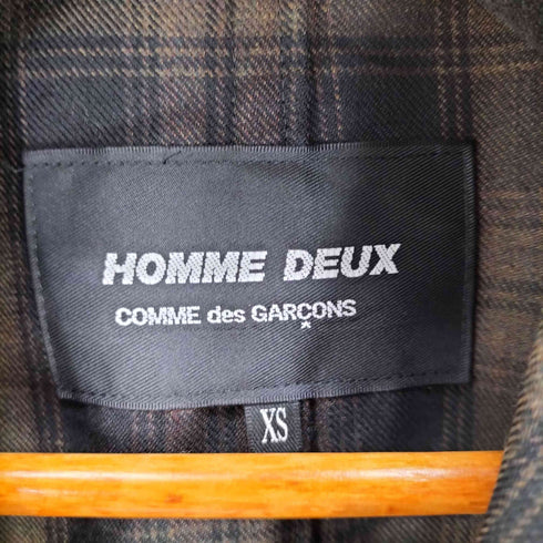 コムデギャルソンオムドゥ COMME des GARCONS HOMME DEUX 11AW タータンチェックテーラードジャケット メンズ XS