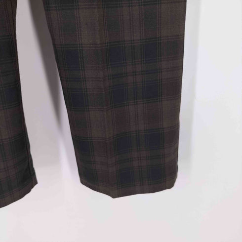 コムデギャルソンオムドゥ COMME des GARCONS HOMME DEUX 11AW タータンチェックスラックスパンツ メンズ JPN:XS