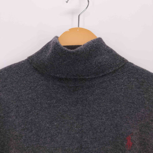 ポロバイラルフローレン Polo by RALPH LAUREN ポニー刺繍 メリノウール タートルネックニット メンズ import:M