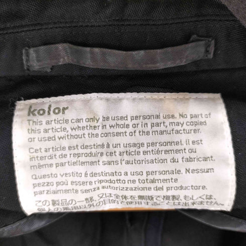 カラー kolor テンセル テーラードジャケット メンズ 2