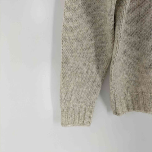 ビューティーアンドユースユナイテッドアローズ BEAUTY & YOUTH UNITED ARROWS GRAY イタリア製 ウール混 クルーネックニット メンズ JPN:48