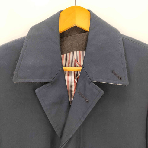 トムブラウン THOM BROWNE 裏ストライプ チェスターコート メンズ 0