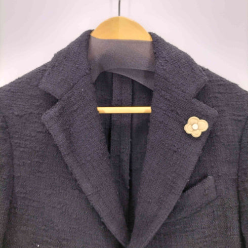 ラルディー二 LARDINI シングルウールコート メンズ 44