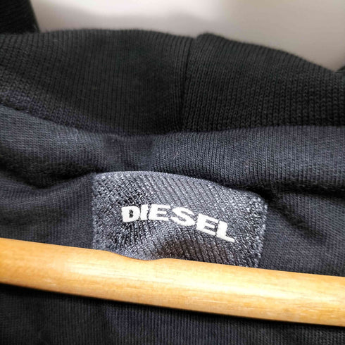ディーゼル DIESEL ラムレザースリーブジップパーカー メンズ M