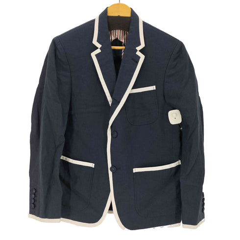 トムブラウン THOM BROWNE リネン テーラードジャケット メンズ 0