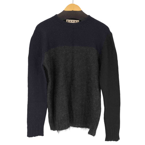 マルニ MARNI モヘヤカラーブロックニット メンズ 46