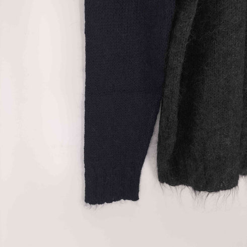 マルニ MARNI モヘヤカラーブロックニット メンズ 46