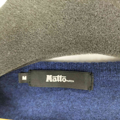 MATTOWATCH ワッペン付きニット メンズ M