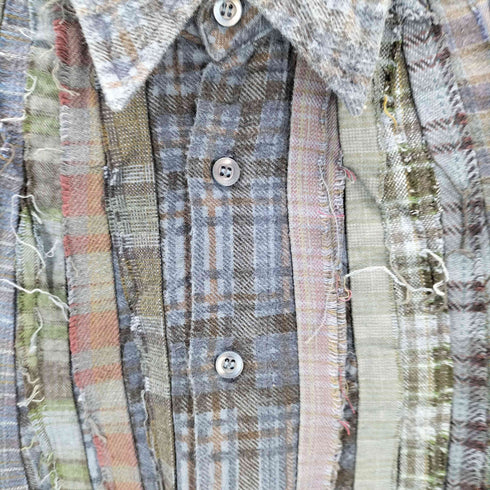 リビルドバイニードルズ rebuild by needles RIBBON WIDE SHIRT メンズ S
