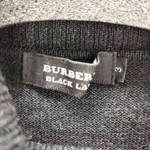 バーバリーブラックレーベル BURBERRY BLACK LABEL ウールタートルネックニット メンズ 3