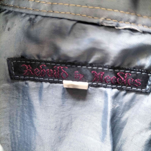 リビルドバイニードルズ rebuild by needles RIBBON WIDE SHIRT メンズ S
