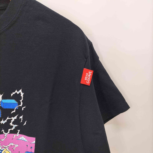 ヘッドグーニー HEADGOONIE 最高正義 キャラクタープリントTシャツ メンズ JPN:M