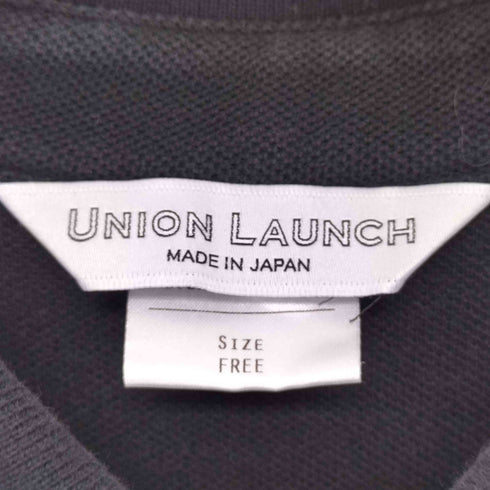 ユニオンランチ UNION LAUNCH 鹿の子 ノースリーブポロワンピース レディース FREE