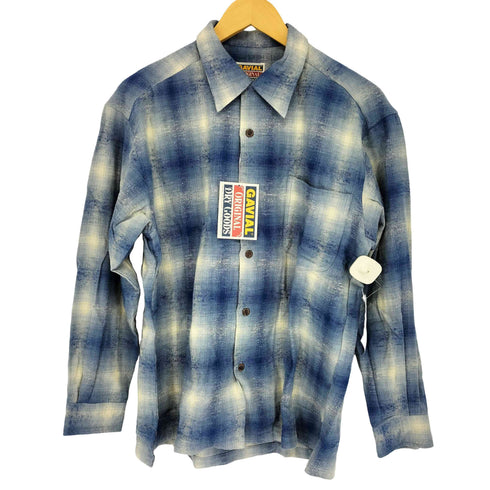 Gavial オンブレチェック オープンカラーシャツ メンズ JPN:L