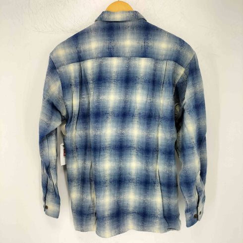 Gavial オンブレチェック オープンカラーシャツ メンズ JPN:L