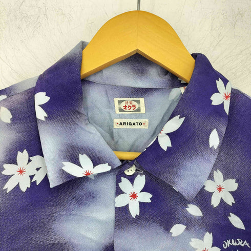 オクラ OKURA 桜 総柄S/Sシャツ メンズ JPN:3
