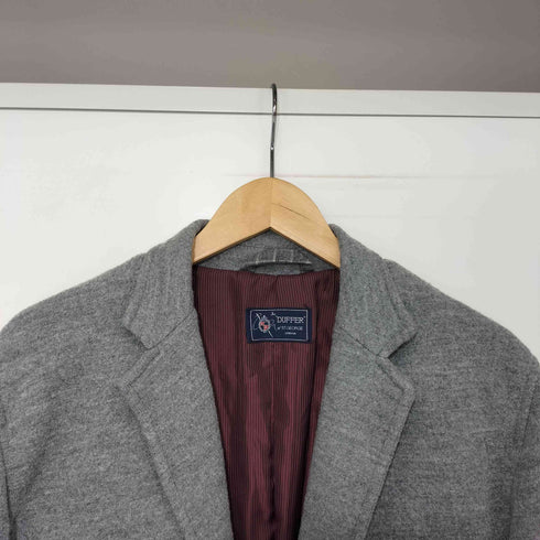 ザダファーオブセントジョージ The DUFFER of ST.GEORGE エルボーパッチ 胡桃ボタン ウールテーラードジャケット メンズ