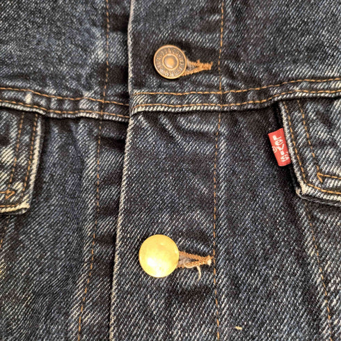 リーバイス Levis 90S USA製 ボタン裏715刻印 デニムジャケット Gジャン メンズ import:M