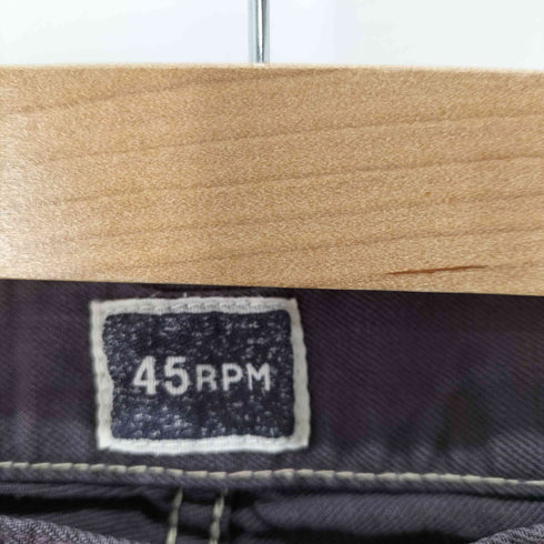 フォーティファイブアールピーエム 45rpm コットンリネン スリムデニム レディース