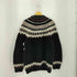 THE HAND KNITTING ASSOCIATION OF ICELAND アイスランド製 総柄 ノルディック ウールニット カーディガン メンズ