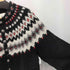 THE HAND KNITTING ASSOCIATION OF ICELAND アイスランド製 総柄 ノルディック ウールニット カーディガン メンズ