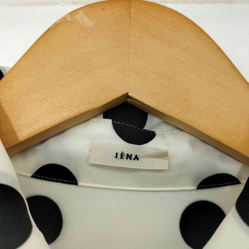 イエナ IENA ドット柄 ロングスリーブシャツ レディース
