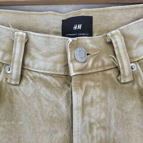 エイチアンドエム H&M STRAIGHT LOOSE FIT バギーデニムパンツ メンズ 30