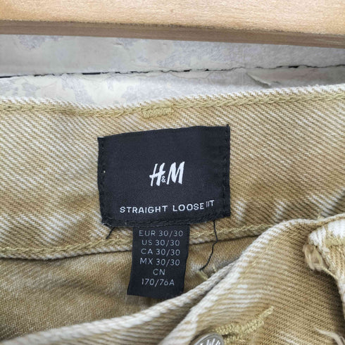 エイチアンドエム H&M STRAIGHT LOOSE FIT バギーデニムパンツ メンズ 30