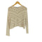 ザラ ZARA クロシェ編みニットセーター レディース import:M