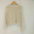 ザラ ZARA クロシェ編みニットセーター レディース import:M