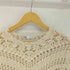 ザラ ZARA クロシェ編みニットセーター レディース import:M