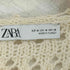 ザラ ZARA クロシェ編みニットセーター レディース import:M