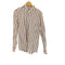 ザラ ZARA コットンリネンストライプシャツ メンズ import:L