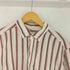 ザラ ZARA コットンリネンストライプシャツ メンズ import:L