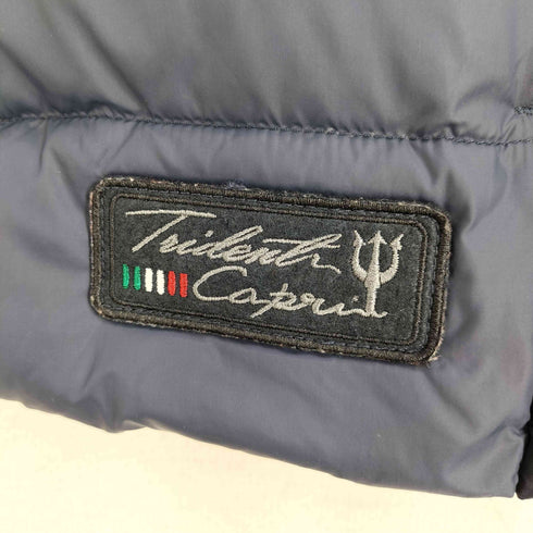 CAPRI イタリア製 ジップアップ ダウンベスト メンズ