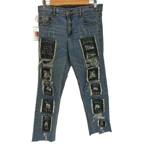 チープマンデー CHEAP MONDAY パッチワーク スキニーダメージデニム メンズ 31/32
