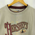 アローレ ALORE USA製 HERSHEY'S フロントプリント クルーネック レイヤーTシャツ カットソー メンズ L
