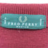 フレッドペリー FRED PERRY 90S 英国製 月桂冠 刺繍 胡桃ボタン アクリル ニット カーディガン メンズ import:M