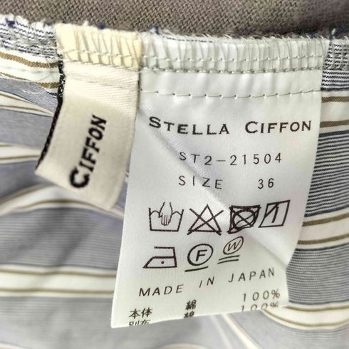 ステラシフォン STELLA CIFFON 異素材ドッキングカットソー レディース 36