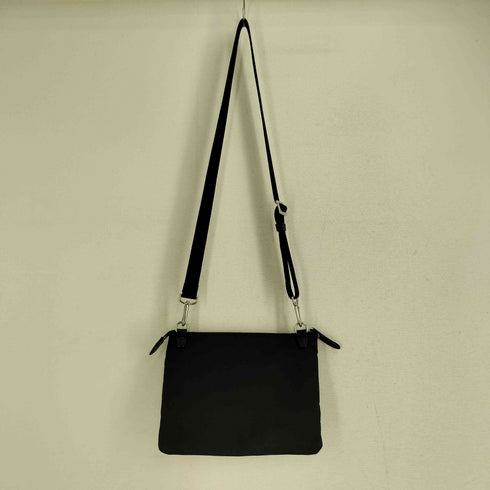 ブラックレーベルクレストブリッジ BLACK LABEL CRESTBRIDGE チェック柄 ロゴプレート サコッシュ ショルダーバッグ メンズ
