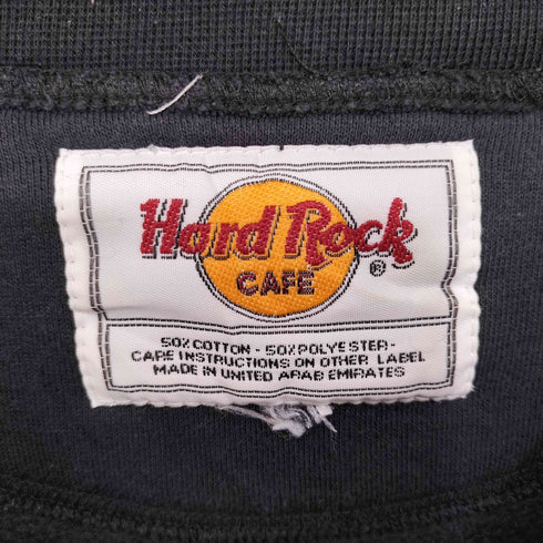 ハードロックカフェ Hard Rock Cafe MADRID ロゴ刺繍 クルーネックスウェット メンズ