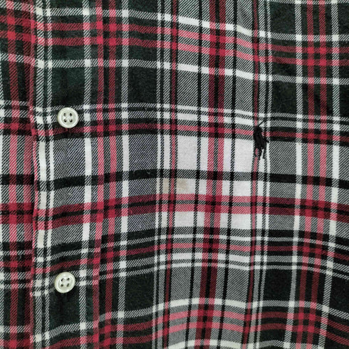 ラルフローレン RALPH LAUREN 90S BLAKE ブレイク ボニー刺繍 インド綿 コットン マドラスチェック フランネル L/S ボタンダウン シャツ ビックサイズ メンズ XXL