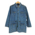 デニムアンドコー Denim&Co エポレット付ドローストリングデニムジャケット レディース M