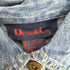 デニムアンドコー Denim&Co エポレット付ドローストリングデニムジャケット レディース M