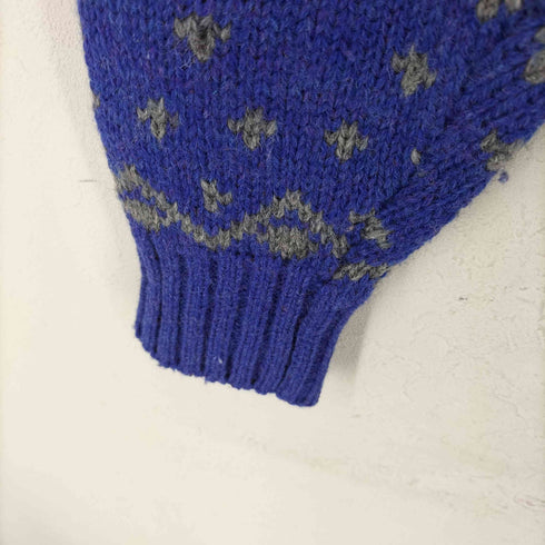 チャップスラルフローレン CHAPS RALPH LAUREN 80s 香港製 ノルディック柄 ニット メンズ import:L